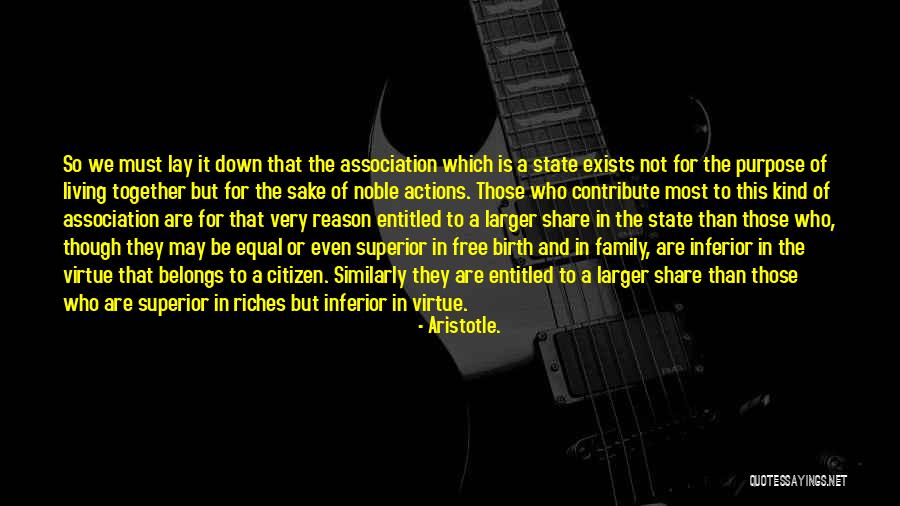 Citizens Association Quotes By Aristotle.