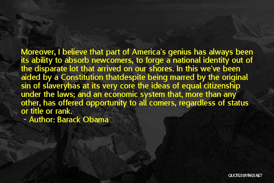 Citizenship In America Quotes By Barack Obama