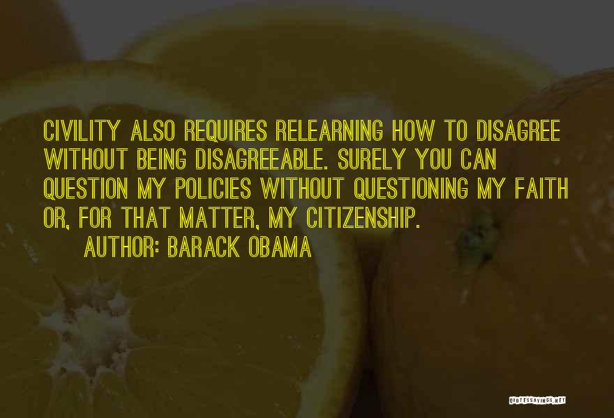 Citizenship Quotes By Barack Obama