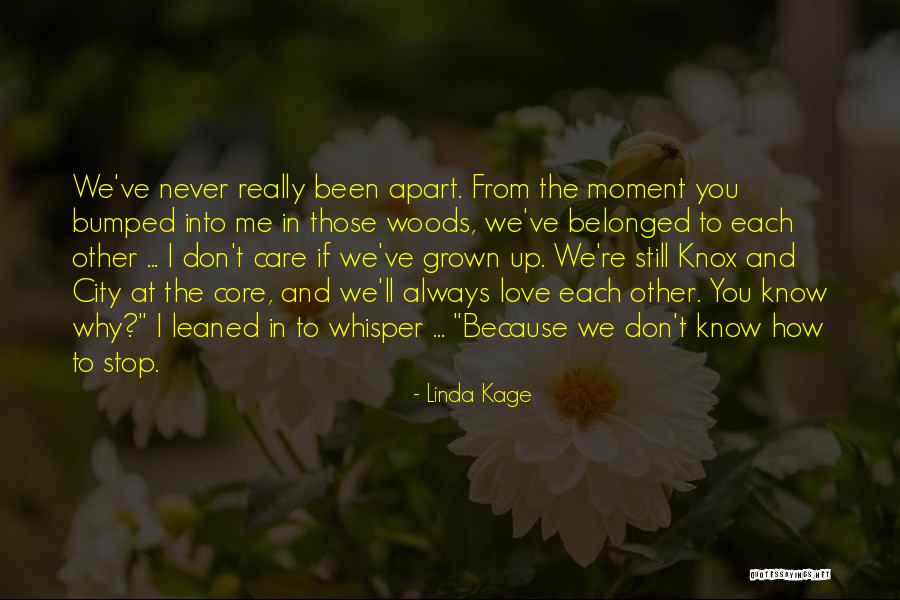 City And Love Quotes By Linda Kage