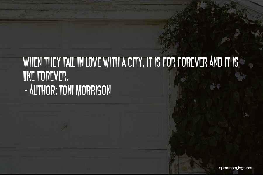 City And Love Quotes By Toni Morrison