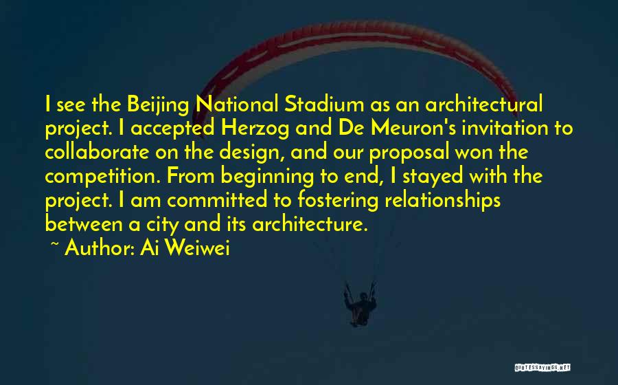 City Architecture Quotes By Ai Weiwei