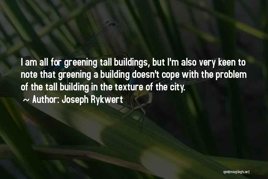 City Buildings Quotes By Joseph Rykwert