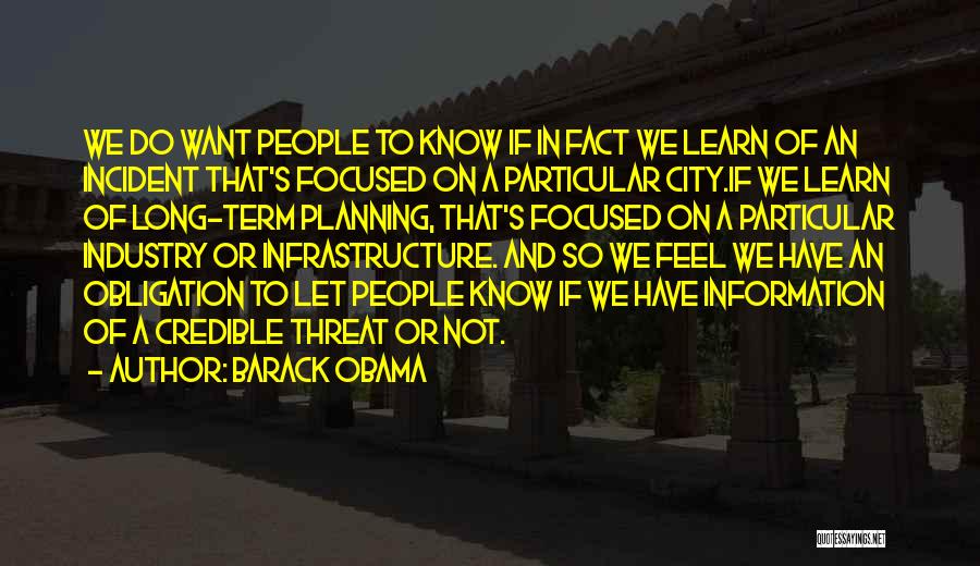 City Infrastructure Quotes By Barack Obama
