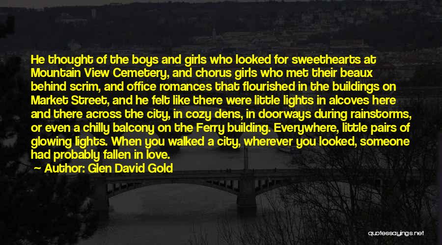 City Lights Quotes By Glen David Gold