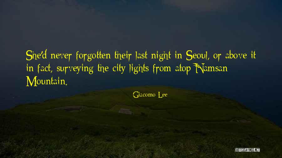 City Night Lights Quotes By Giacomo Lee