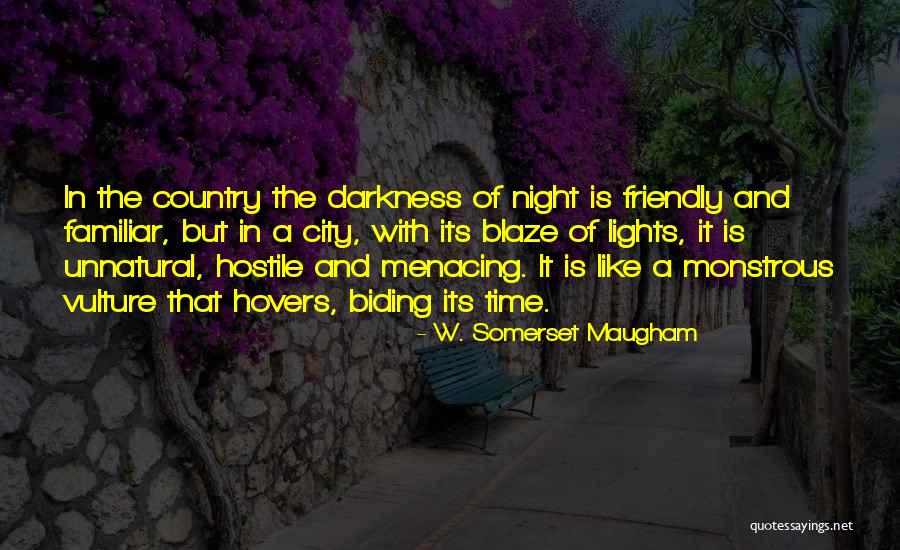 City Night Lights Quotes By W. Somerset Maugham