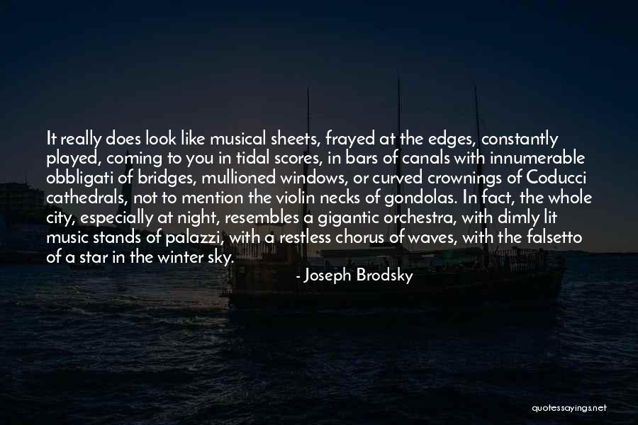 City Night Sky Quotes By Joseph Brodsky