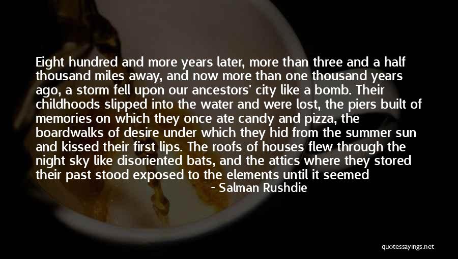 City Night Sky Quotes By Salman Rushdie