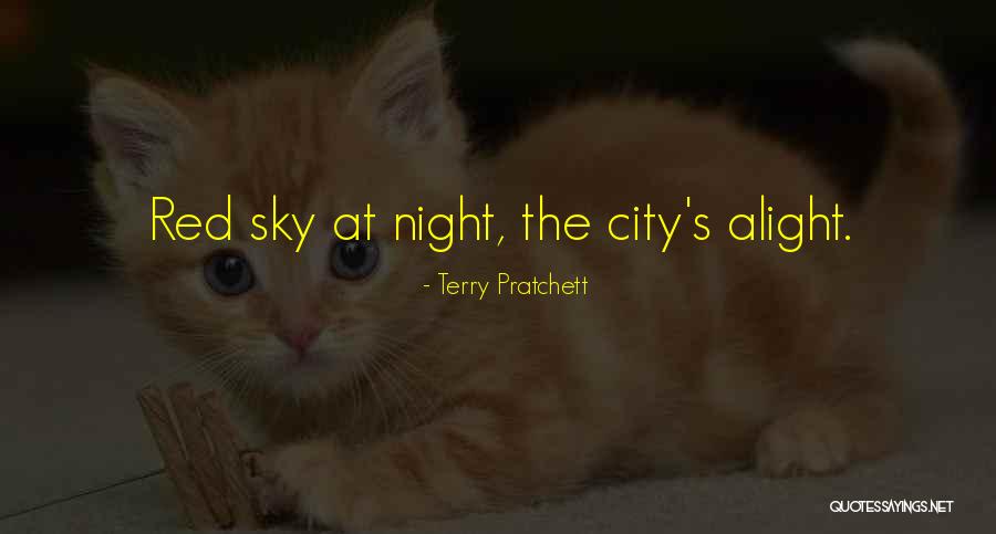 City Night Sky Quotes By Terry Pratchett