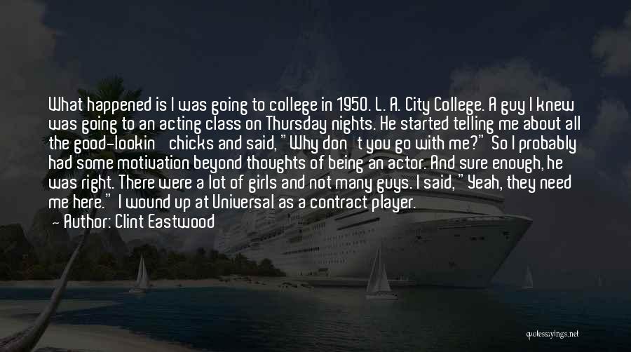 City Nights Quotes By Clint Eastwood