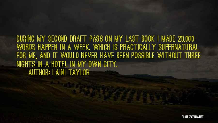 City Nights Quotes By Laini Taylor