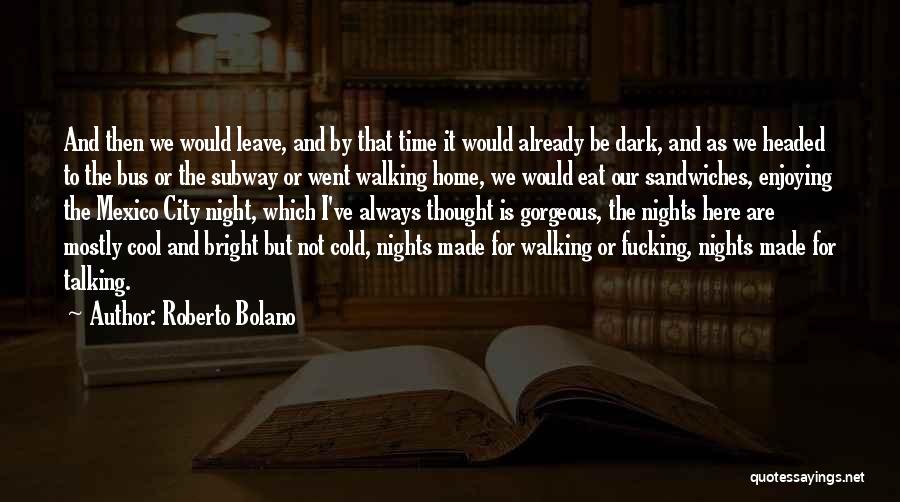 City Nights Quotes By Roberto Bolano