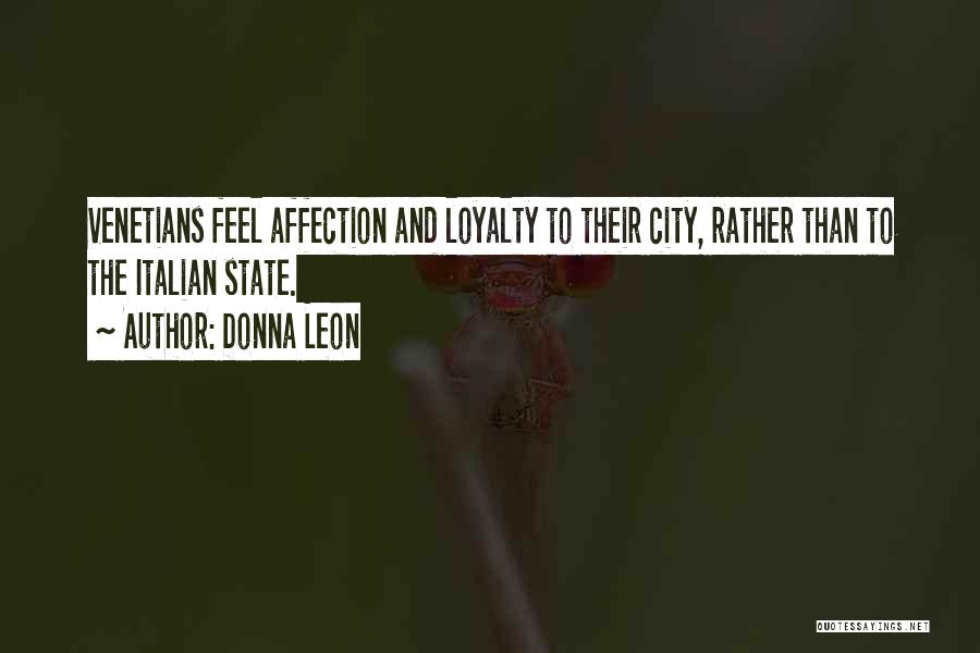 City State Quotes By Donna Leon