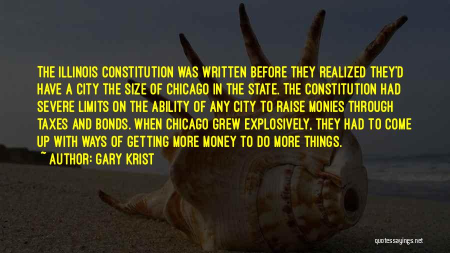 City State Quotes By Gary Krist