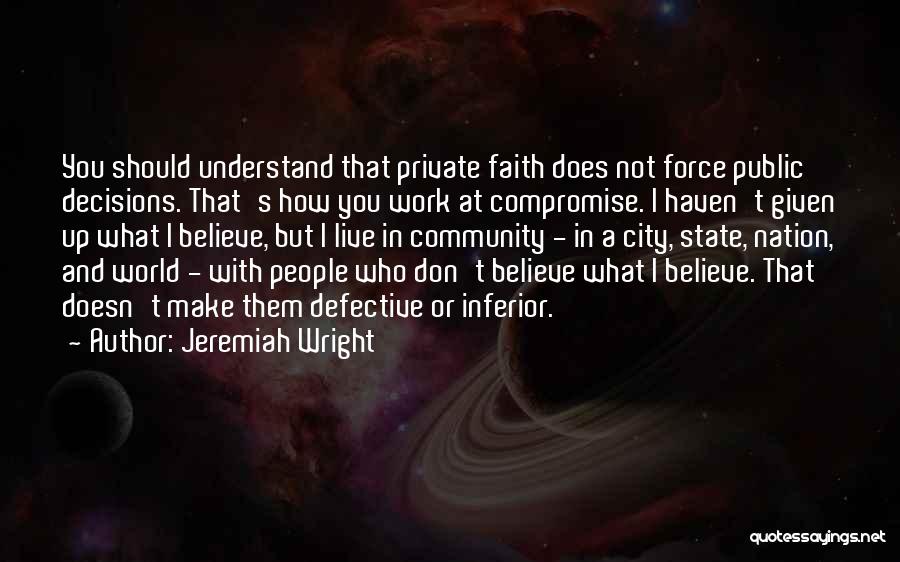 City State Quotes By Jeremiah Wright