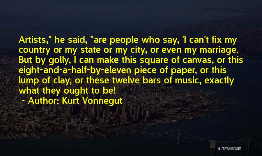 City State Quotes By Kurt Vonnegut