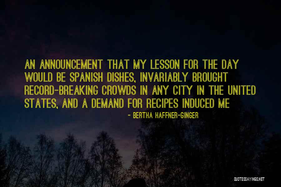 City States Quotes By Bertha Haffner-Ginger City States Quotes By Bertha Haffner-Ginger