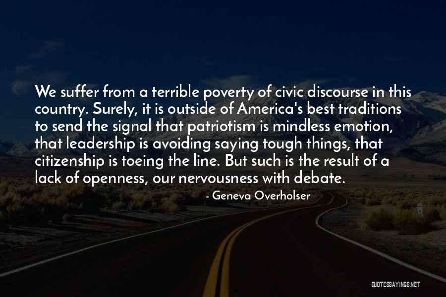 Civic Discourse Quotes By Geneva Overholser Civic Discourse Quotes By Geneva Overholser