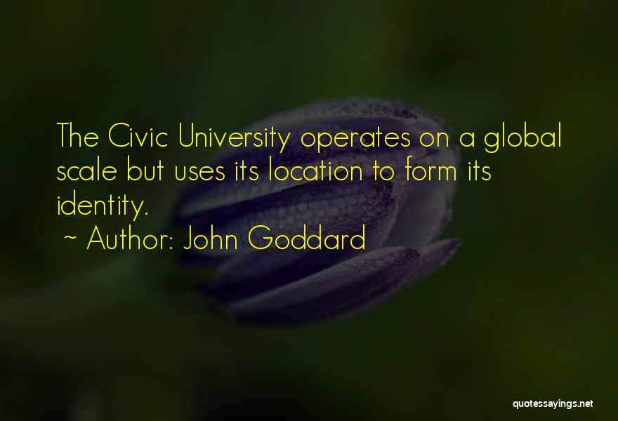 Civic Learning Quotes By John Goddard