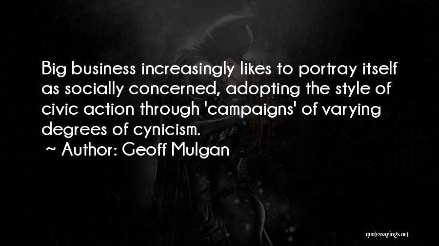 Civic Quotes By Geoff Mulgan