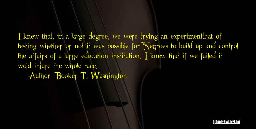 Civil Affairs Quotes By Booker T. Washington