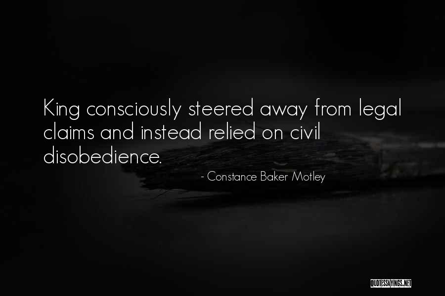 Civil Disobedience Quotes By Constance Baker Motley Civil Disobedience Quotes By Constance Baker Motley