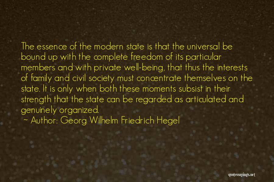 Civil Freedom Quotes By Georg Wilhelm Friedrich Hegel