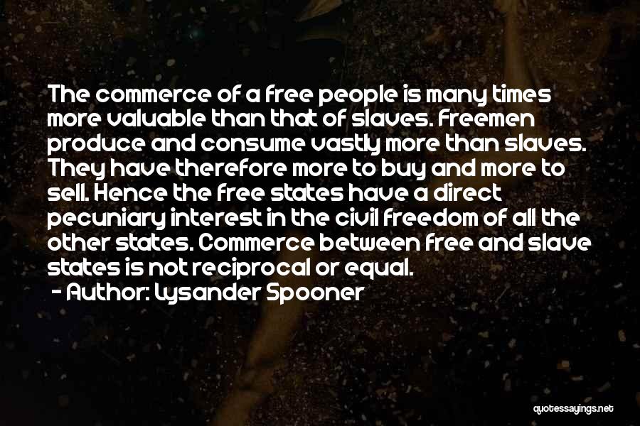 Civil Freedom Quotes By Lysander Spooner