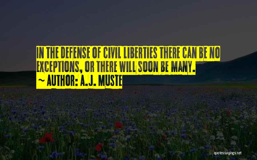 Civil Liberties Quotes By A.J. Muste