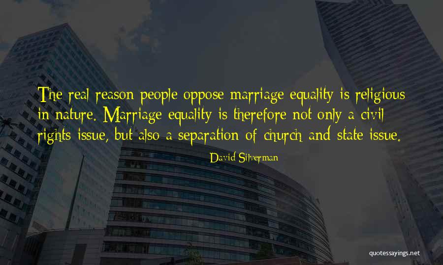 Civil Rights And Equality Quotes By David Silverman