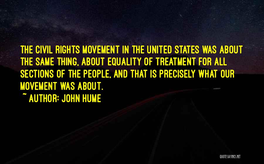 Civil Rights And Equality Quotes By John Hume