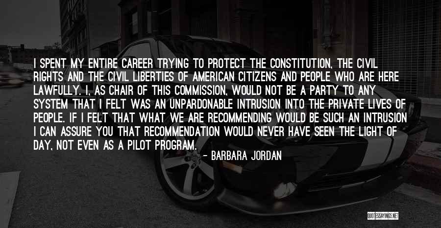 Civil Rights And Liberties Quotes By Barbara Jordan