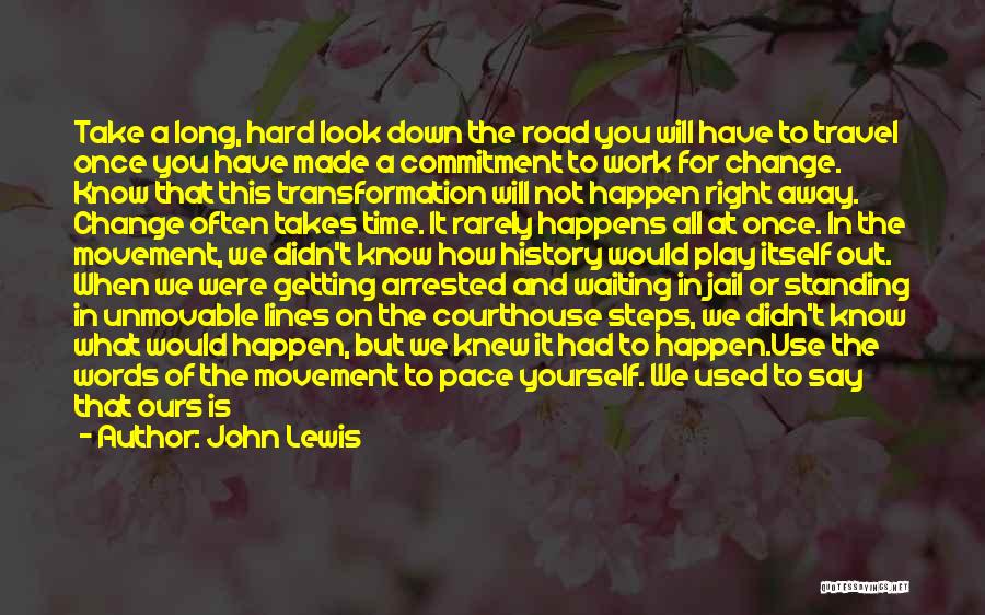 Civil Rights Inspirational Quotes By John Lewis