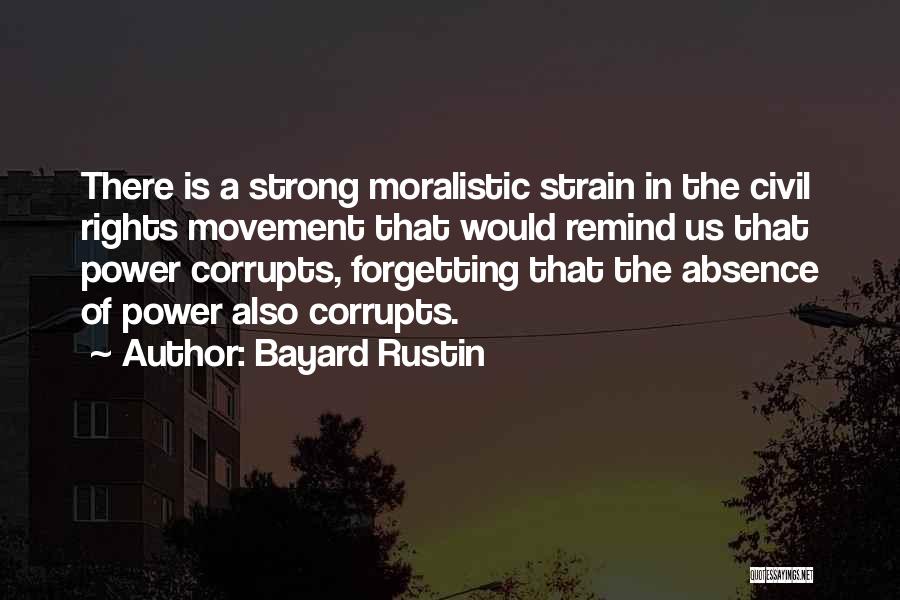 Civil Rights Movement Quotes By Bayard Rustin