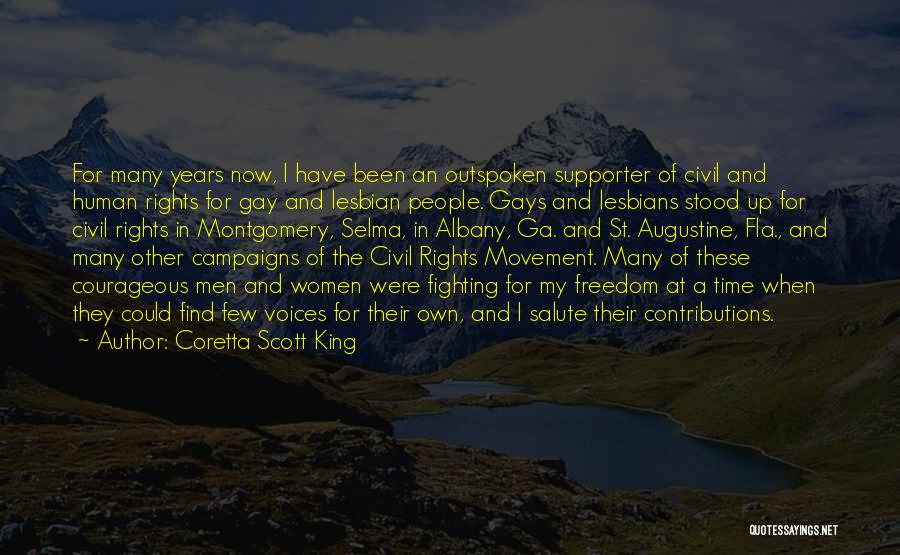 Civil Rights Movement Quotes By Coretta Scott King