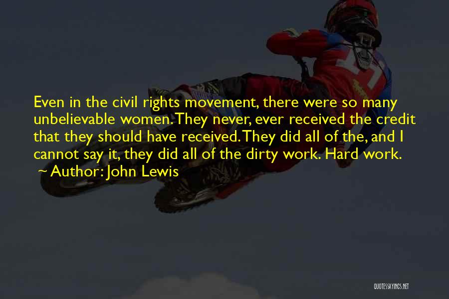 Civil Rights Movement Quotes By John Lewis