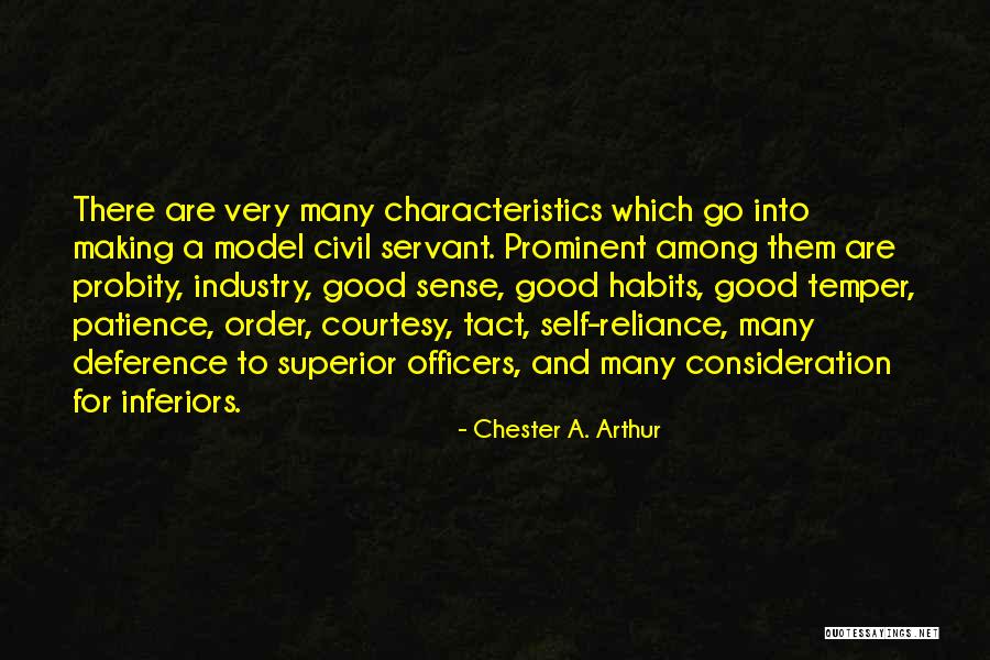 Civil Servant Quotes By Chester A. Arthur