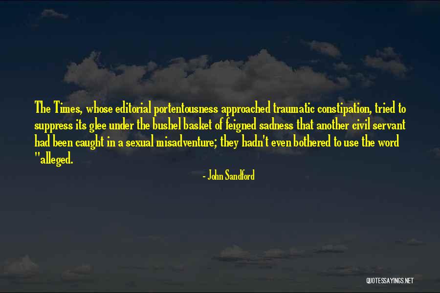 Civil Servant Quotes By John Sandford