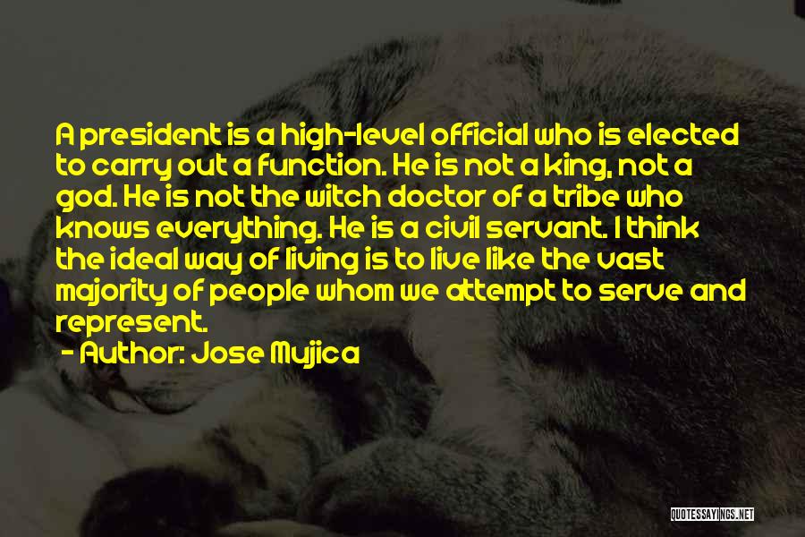 Civil Servant Quotes By Jose Mujica