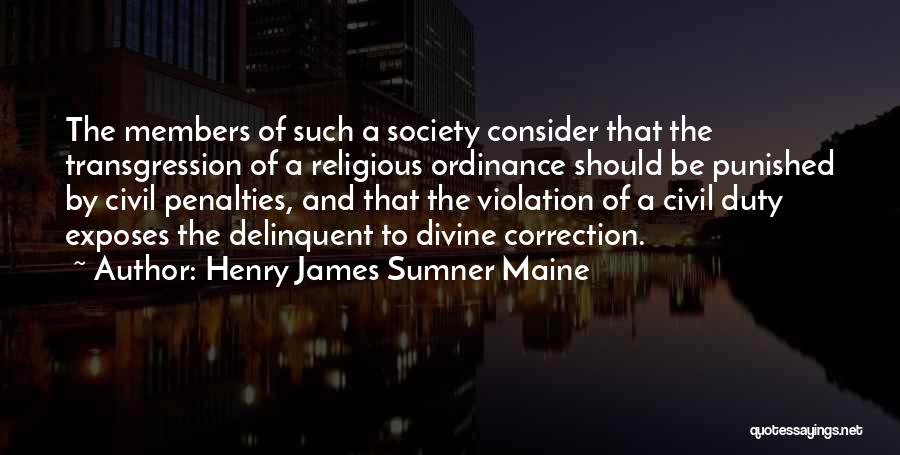 Civil Society Quotes By Henry James Sumner Maine