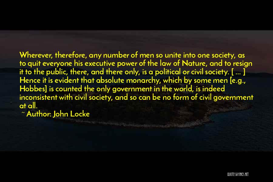 Civil Society Quotes By John Locke