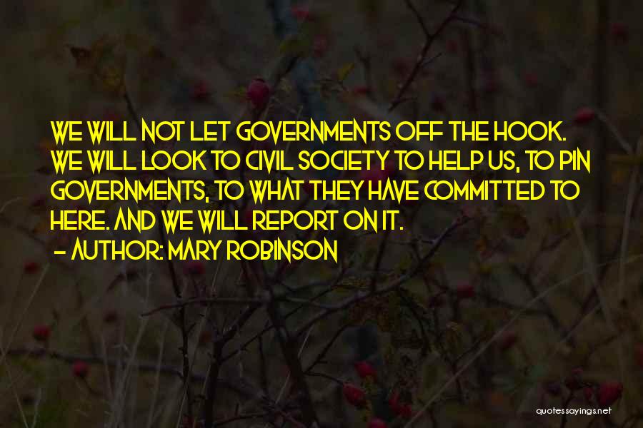 Civil Society Quotes By Mary Robinson