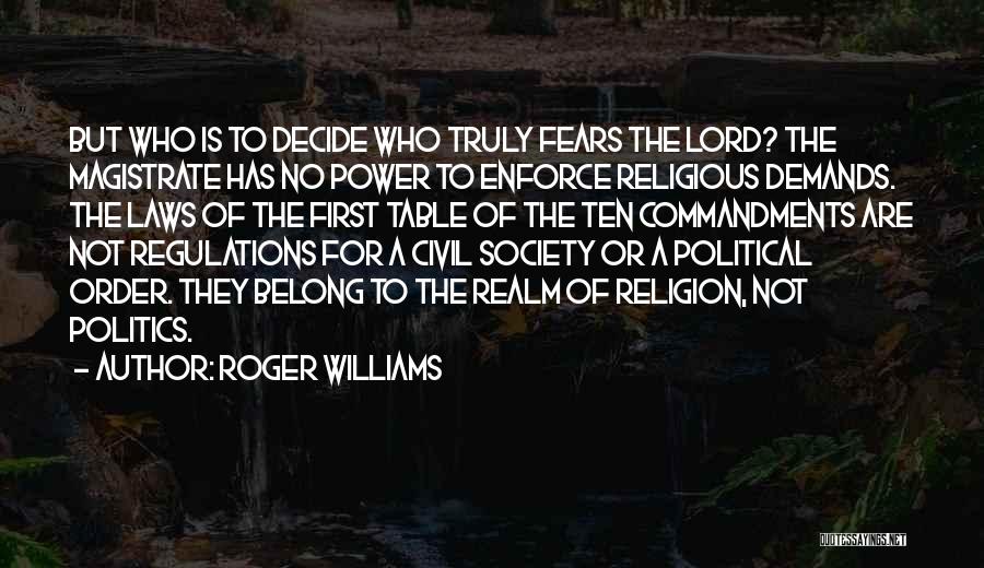 Civil Society Quotes By Roger Williams