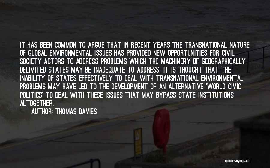 Civil Society Quotes By Thomas Davies