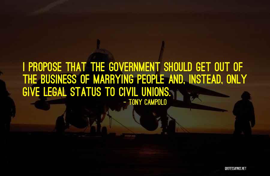 Civil Unions Quotes By Tony Campolo Civil Unions Quotes By Tony Campolo