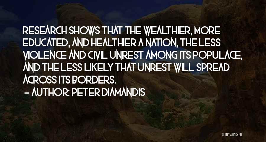 Civil Unrest Quotes By Peter Diamandis