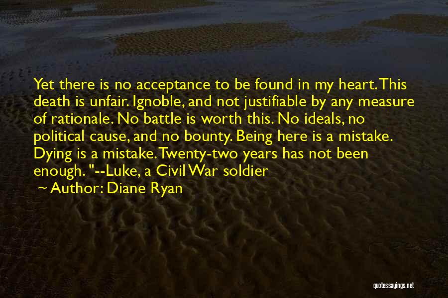 Civil War Death Quotes By Diane Ryan