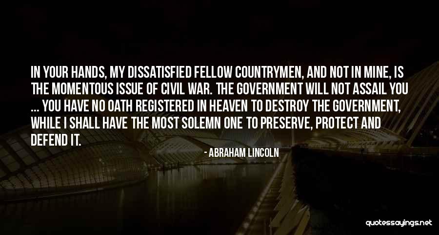 Civil War Quotes By Abraham Lincoln