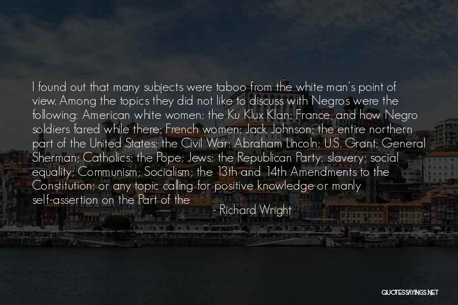 Civil War Quotes By Richard Wright